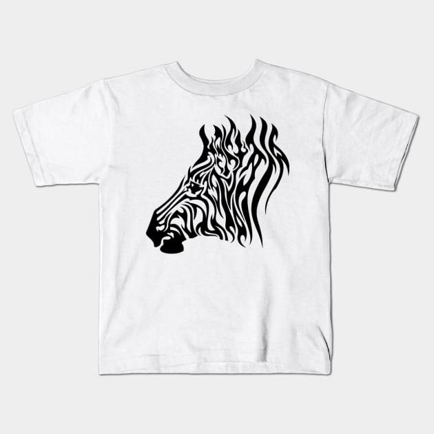 Zebra Racism Clothing Kids T-Shirt by SaMz2201